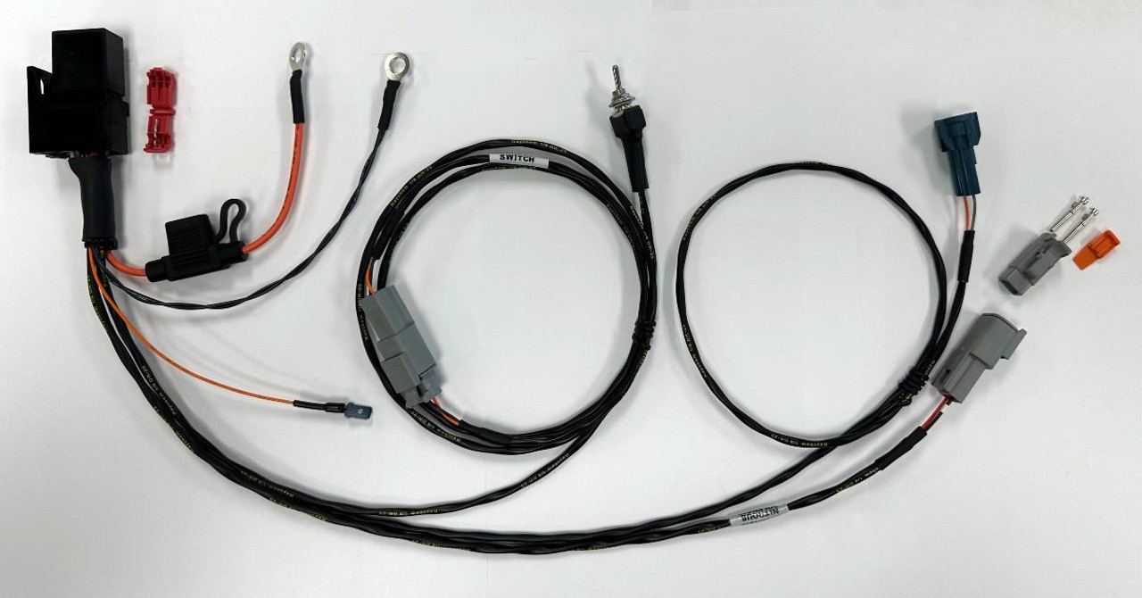 Schnitz Racing Schnitz ECU Nitrous Harness Suzuki GSX1300R Hayabusa (08-21), image of the nitrous harness wiring kit with various connectors and wires for motorcycle ignition and nitrous system connection.