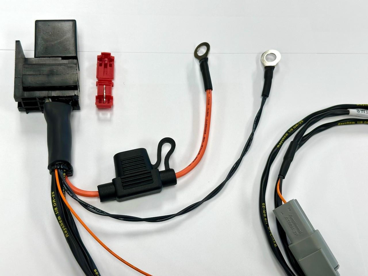 Schnitz Racing Schnitz ECU Nitrous Harness Suzuki GSX1300R Hayabusa (08-21), image showing car wiring harness and electrical connectors for nitrous system installation.
