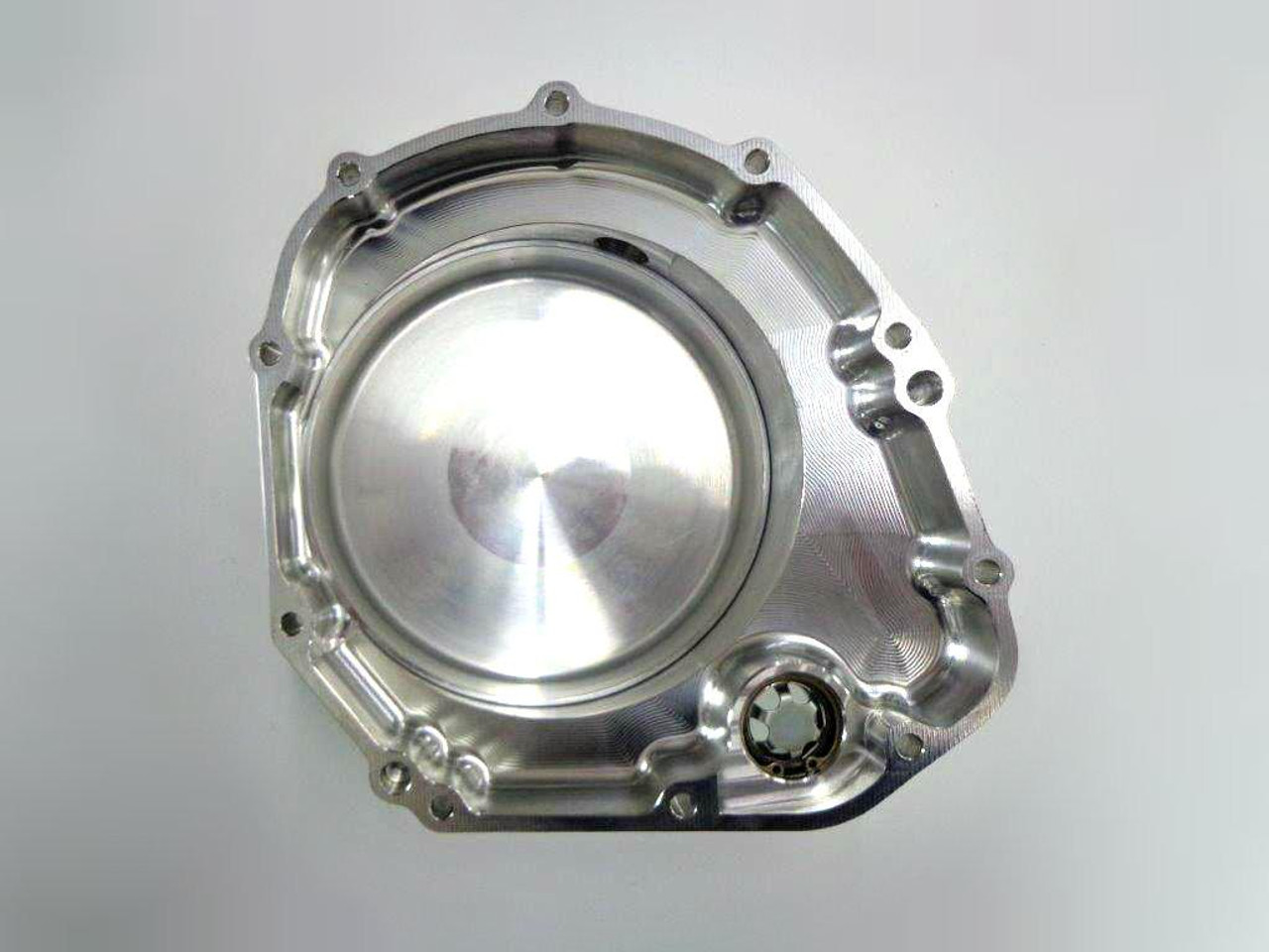 RCC Quick Access Clutch Cover Suzuki GSXR1000 (01-08), metallic silver clutch cover for motorcycle