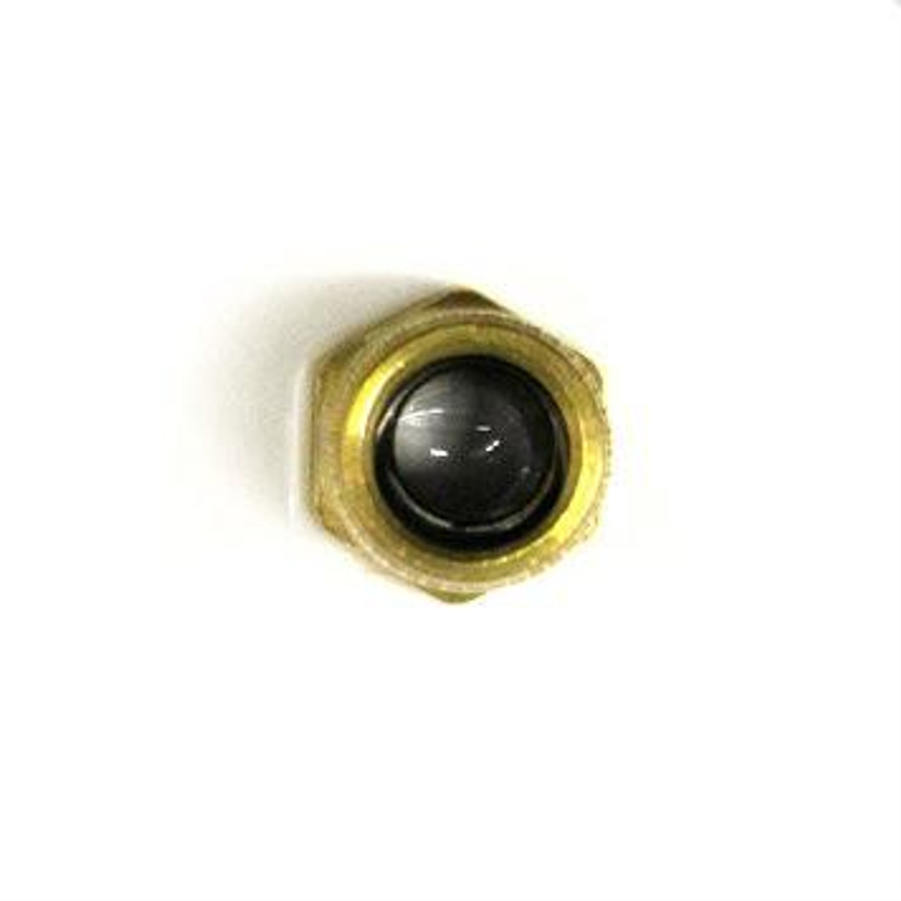 Schnitz Fitting Nut & Ferrule 1/4" Air Line, close-up of the fitting component showing the nut and ferrule for securing air line connections. Schnitz Fitting Nut & Ferrule 1/4" Air Line, close-up of the fitting component showing the nut and ferrule for securing air line connections.
