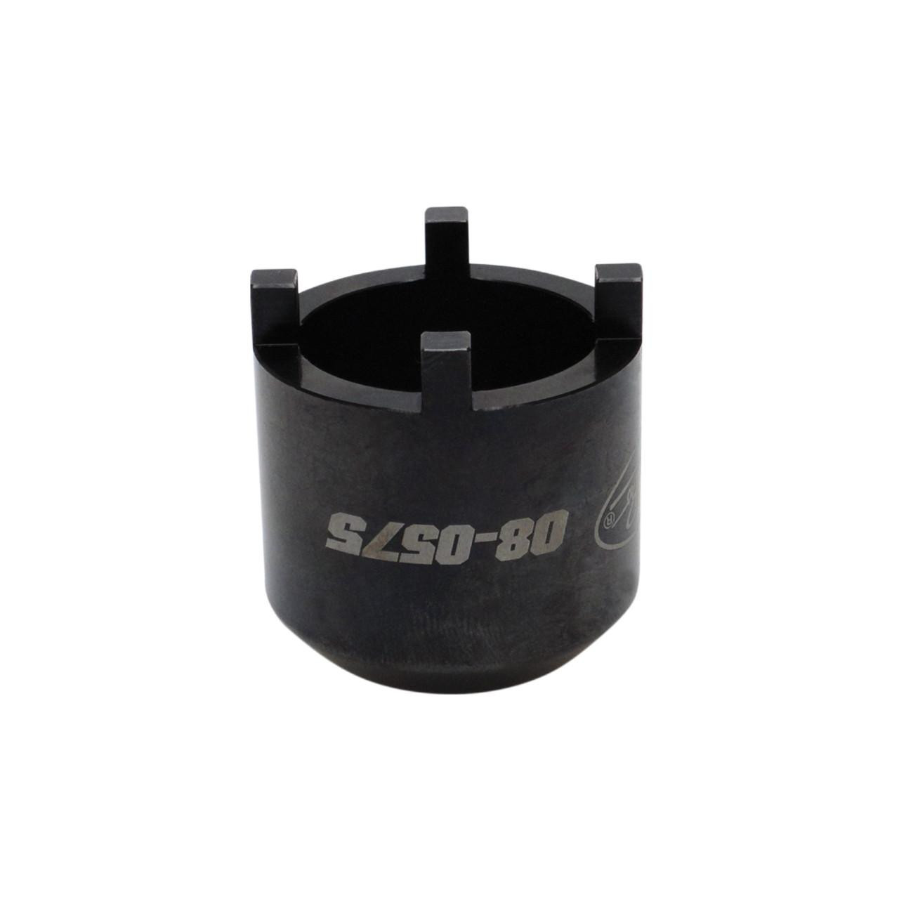 Motion Pro Spanner Nut Swingarm Socket Suzuki GSXR1000 (05-25) GSXR750 (06-17) GSXR600 (06-17), black swingarm nut socket for motorcycle maintenance.