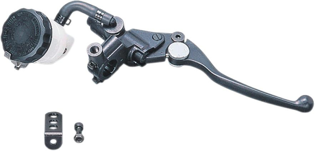 Nissin Master Cylinder Brake Kit, motorcycle brake master cylinder with lever and mounting hardware. Nissin Master Cylinder Brake Kit, motorcycle brake master cylinder with lever and mounting hardware.