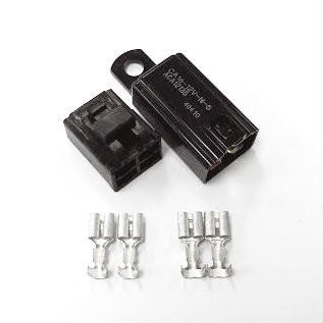 Ryan Schnitz Racing RSR 20 Amp Mini Relay Kit, compact electrical relay with metal terminal connectors for automotive or racing vehicle electrical systems Ryan Schnitz Racing RSR 20 Amp Mini Relay Kit, compact electrical relay with metal terminal connectors for automotive or racing vehicle electrical systems