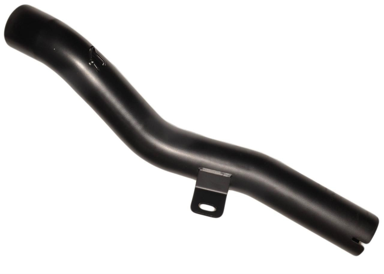 VooDoo Performance Series Slip On Exhaust Kawasaki ZX6R/RR (07-08), black metal motorcycle exhaust pipe with mounting bracket