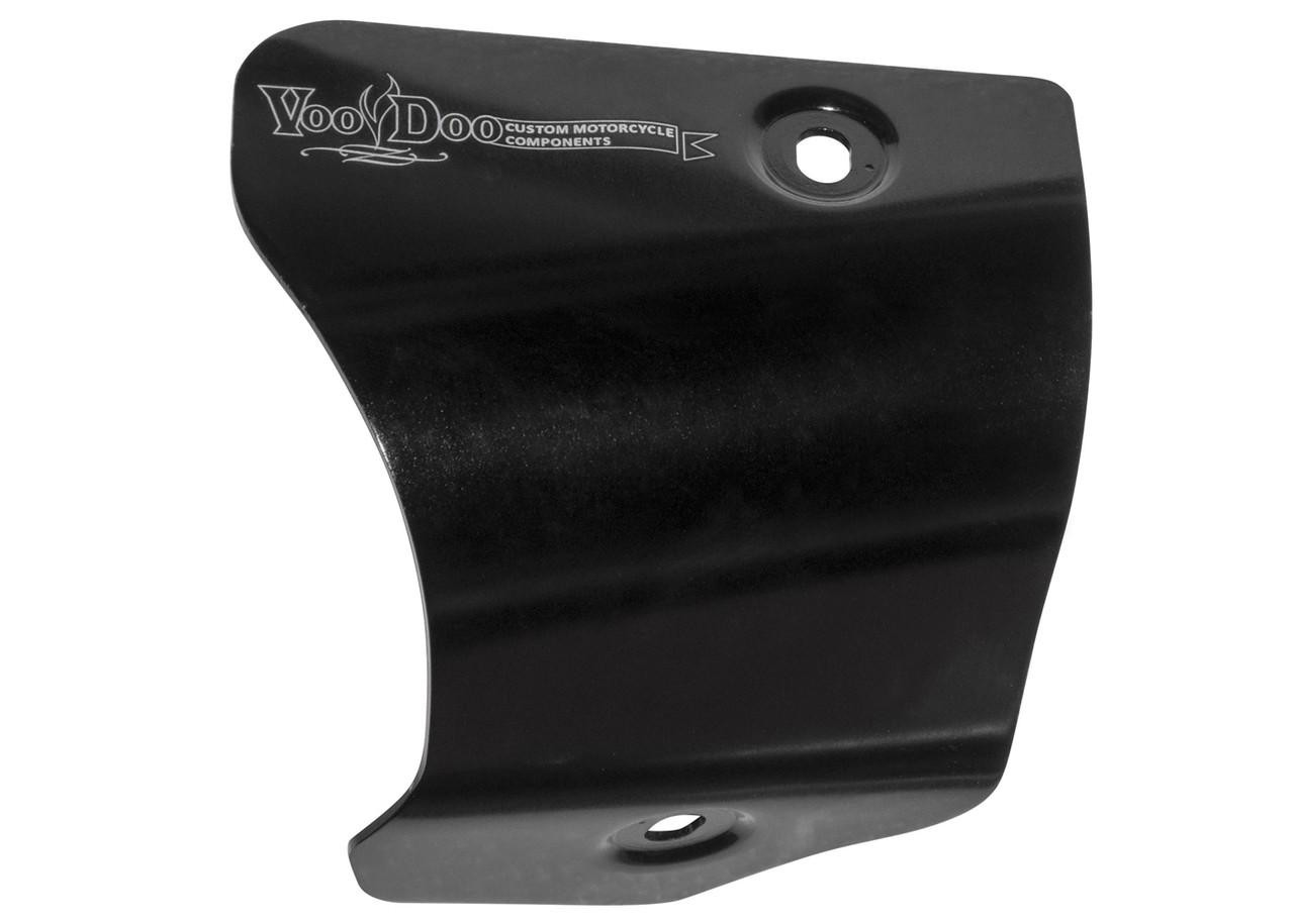 VooDoo Performance Series Slip On Exhaust Kawasaki ZX6R (09-12), black slip-on exhaust side view with company logo.