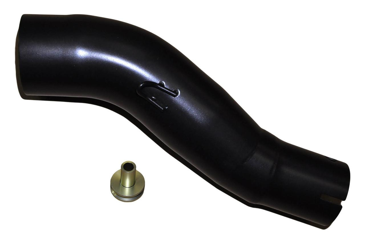 VooDoo Performance Series Slip On Exhaust for Suzuki GSXR750 and GSXR600, black exhaust with fitting hardware. VooDoo Performance Series Slip On Exhaust for Suzuki GSXR750 and GSXR600, black exhaust with fitting hardware.