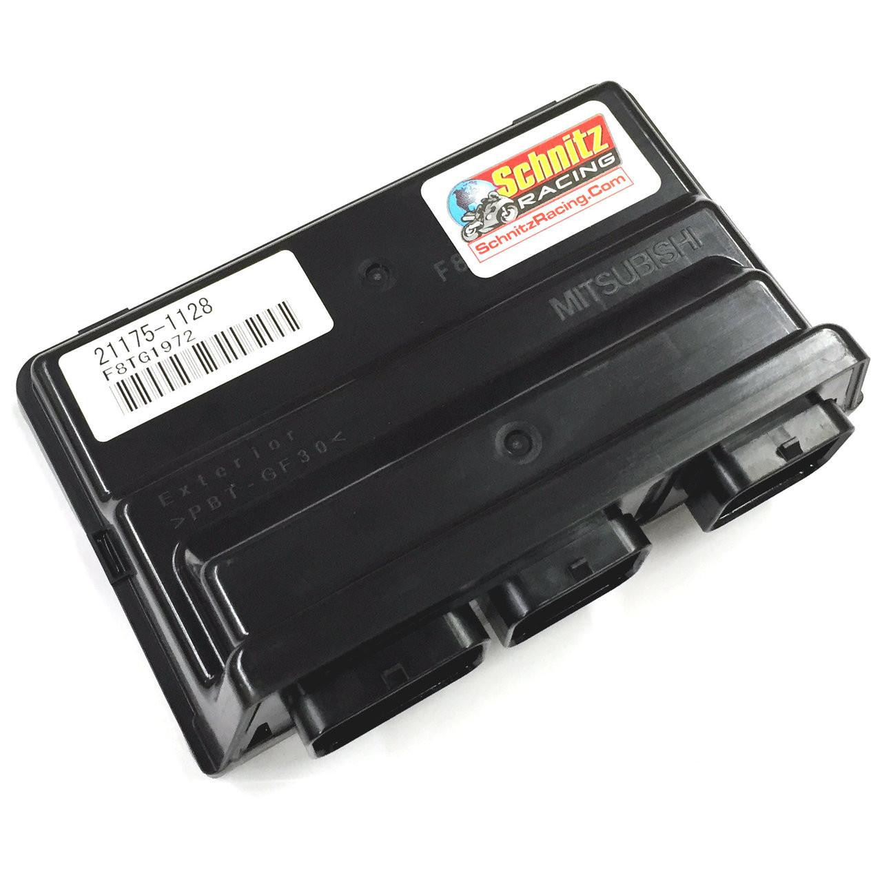 Schnitz Racing Schnitz ECU Reflash Kawasaki ZX10R (16-20), Black ECU unit with label and connectors for Kawasaki ZX10R motorcycle Schnitz Racing Schnitz ECU Reflash Kawasaki ZX10R (16-20), Black ECU unit with label and connectors for Kawasaki ZX10R motorcycle
