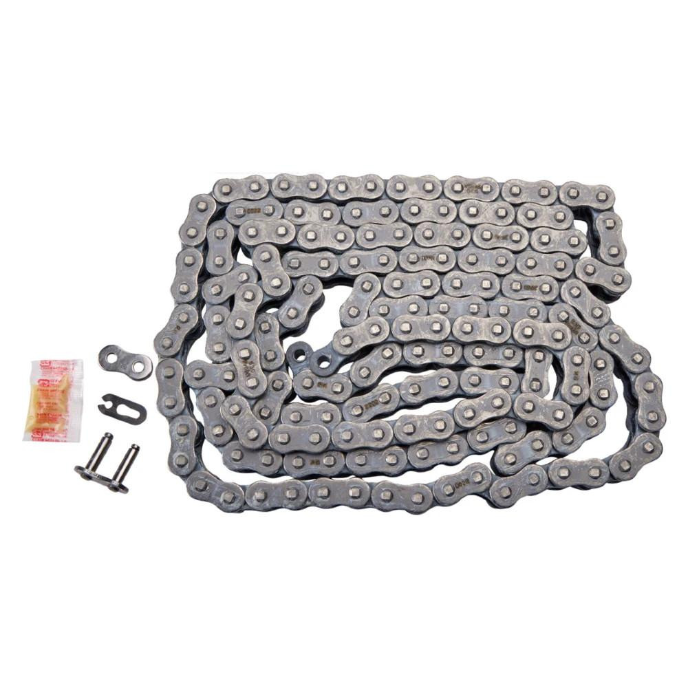 RK Excel RK Chain 530 Pro DR Chain, a high-performance motorcycle chain with metal links, parking tools, and lubrication packet for optimal motorcycle maintenance.