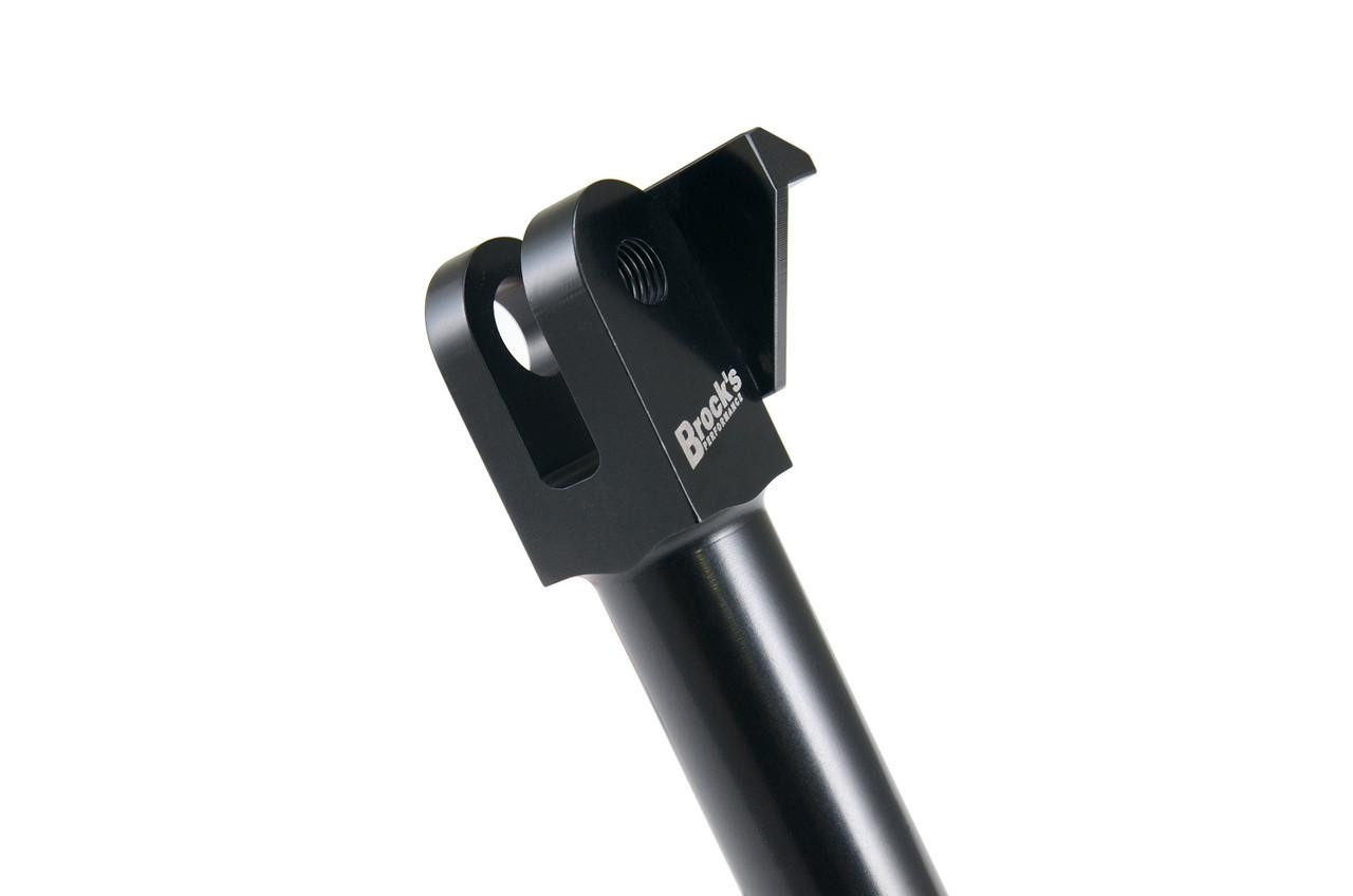 Brocks Performance Brocks Adjustable BrockSTAND Kickstand for Suzuki Hayabusa (99-26), black metal motorcycle kickstand. Brocks Performance Brocks Adjustable BrockSTAND Kickstand for Suzuki Hayabusa (99-26), black metal motorcycle kickstand.