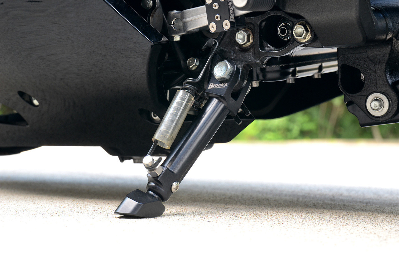 Aluminum Adjustable Lowering Kickstand Kick Stand Kit For 06-14 Kawasaki ZX-14R