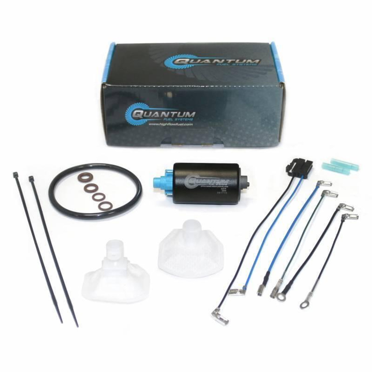 Quantum Fuel Systems Quantum Replacement Fuel Pump Suzuki GSXR750 (08-25), fuel pump and accessories for motorcycle fuel system replacement.