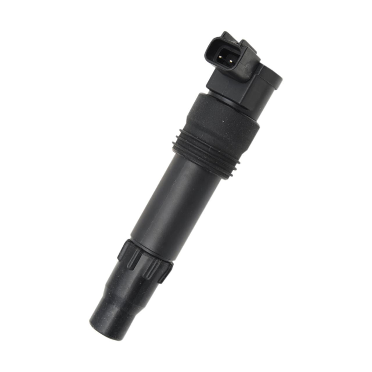 Schnitz Racing OEM Replacement Ignition Coil Suzuki Hayabusa (99-26), black ignition coil with electrical connector and cylindrical shape. Schnitz Racing OEM Replacement Ignition Coil Suzuki Hayabusa (99-26), black ignition coil with electrical connector and cylindrical shape.