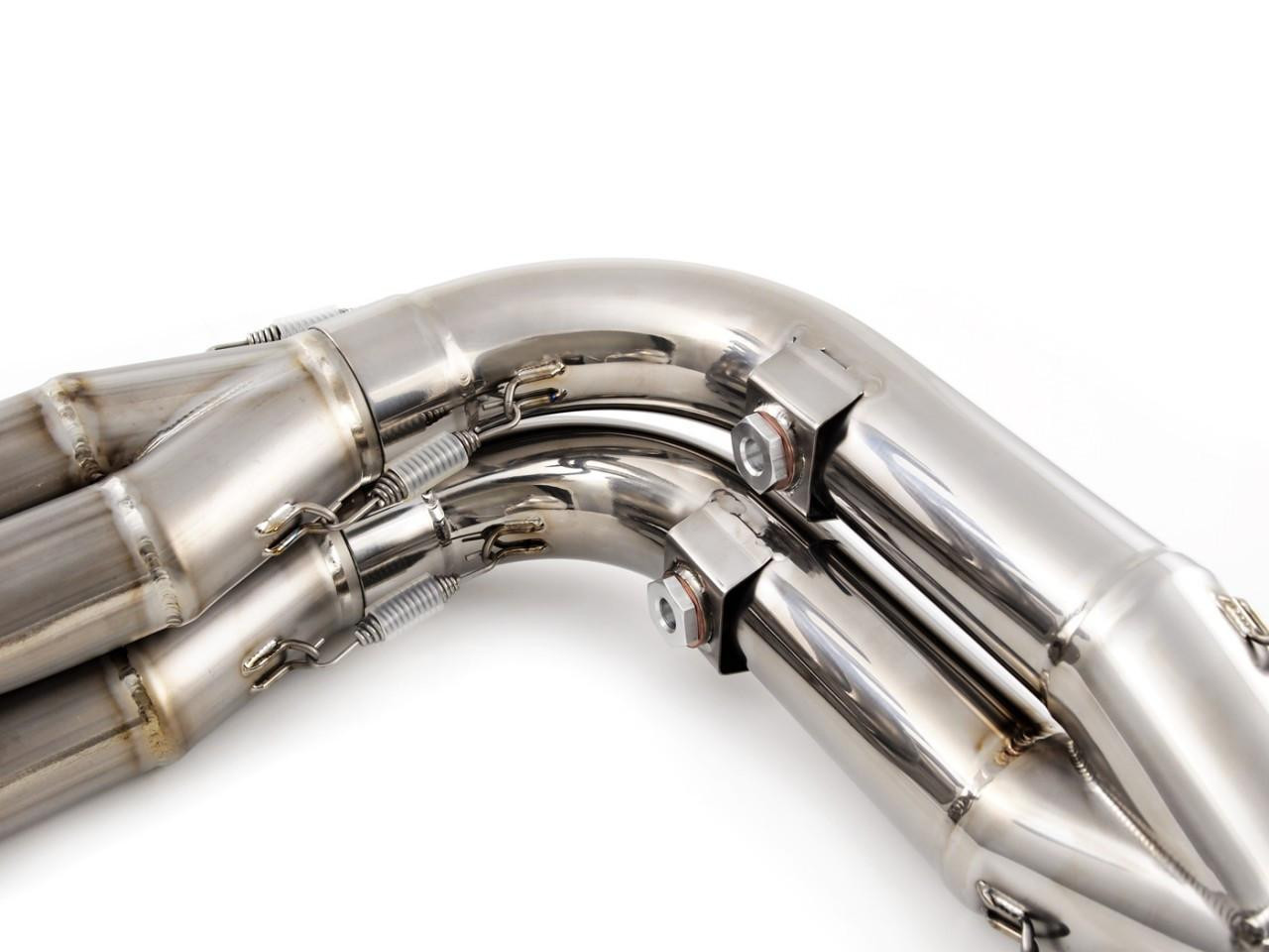 Brocks Performance Brocks Tiwinder Full Exhaust Race Baffle Suzuki Hayabusa (99-26), stainless steel motorcycle exhaust pipes with polished finish and mounting hardware. Brocks Performance Brocks Tiwinder Full Exhaust Race Baffle Suzuki Hayabusa (99-26), stainless steel motorcycle exhaust pipes with polished finish and mounting hardware.
