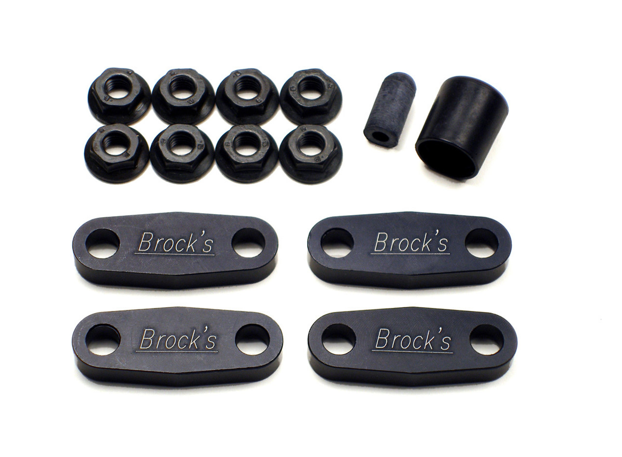 Brocks PAIR Block Off Plates Suzuki GSX1300R Hayabusa (99-07)