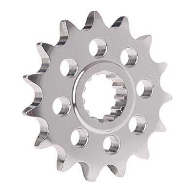 Vortex Front Sprocket Kawasaki ZX14R (06-25) ZX12R (00-05) ZZR1200 (02-05), silver metal front sprocket with multiple teeth and central hole for motorcycle chain drive replacement.