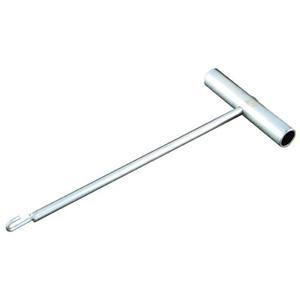 Motion Pro Heavy Duty Spring Puller, tool with a long handle and a cylindrical attachment for removing springs effectively.