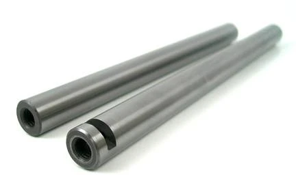 APE Shift Fork Shaft Kit, Kawasaki ZX-14R (06-25), Concours 14 (08-22) - Image of two metallic shift fork shafts with smooth finish, designed for motorcycle transmission repairs.