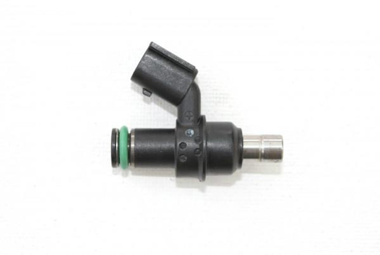Schnitz Racing Schnitz 625cc Fuel Injector Kawasaki ZX-10R (08-10), black fuel injection component with green O-ring and metal nozzle.