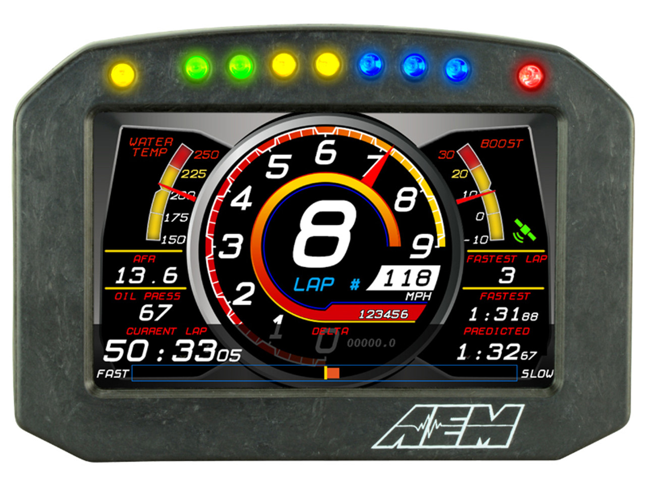 AEM CD-5 Carbon Flat Panel Digital Dash Display - Schnitz Racing