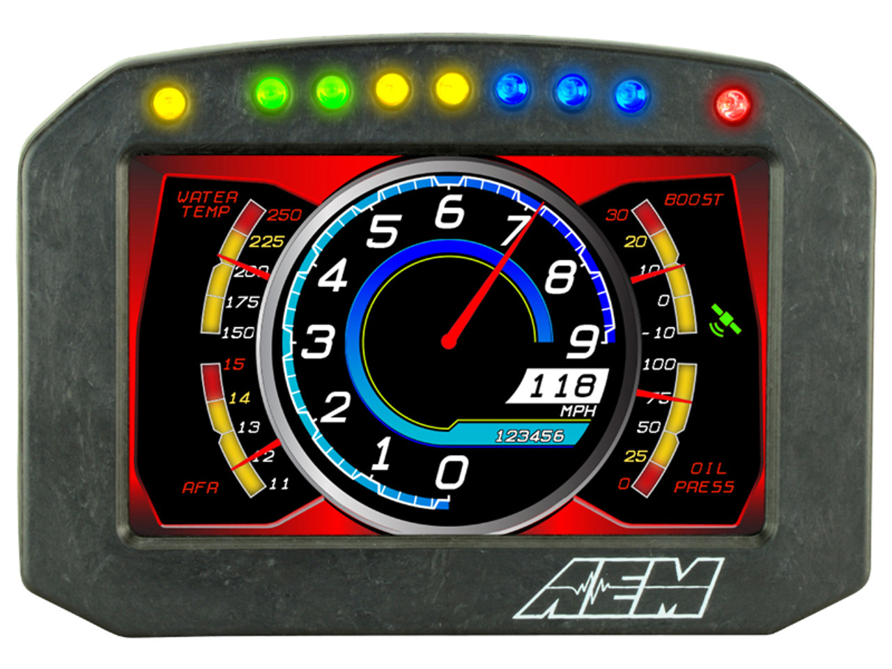AEM CD-5 Carbon Flat Panel Digital Dash Display - Schnitz Racing