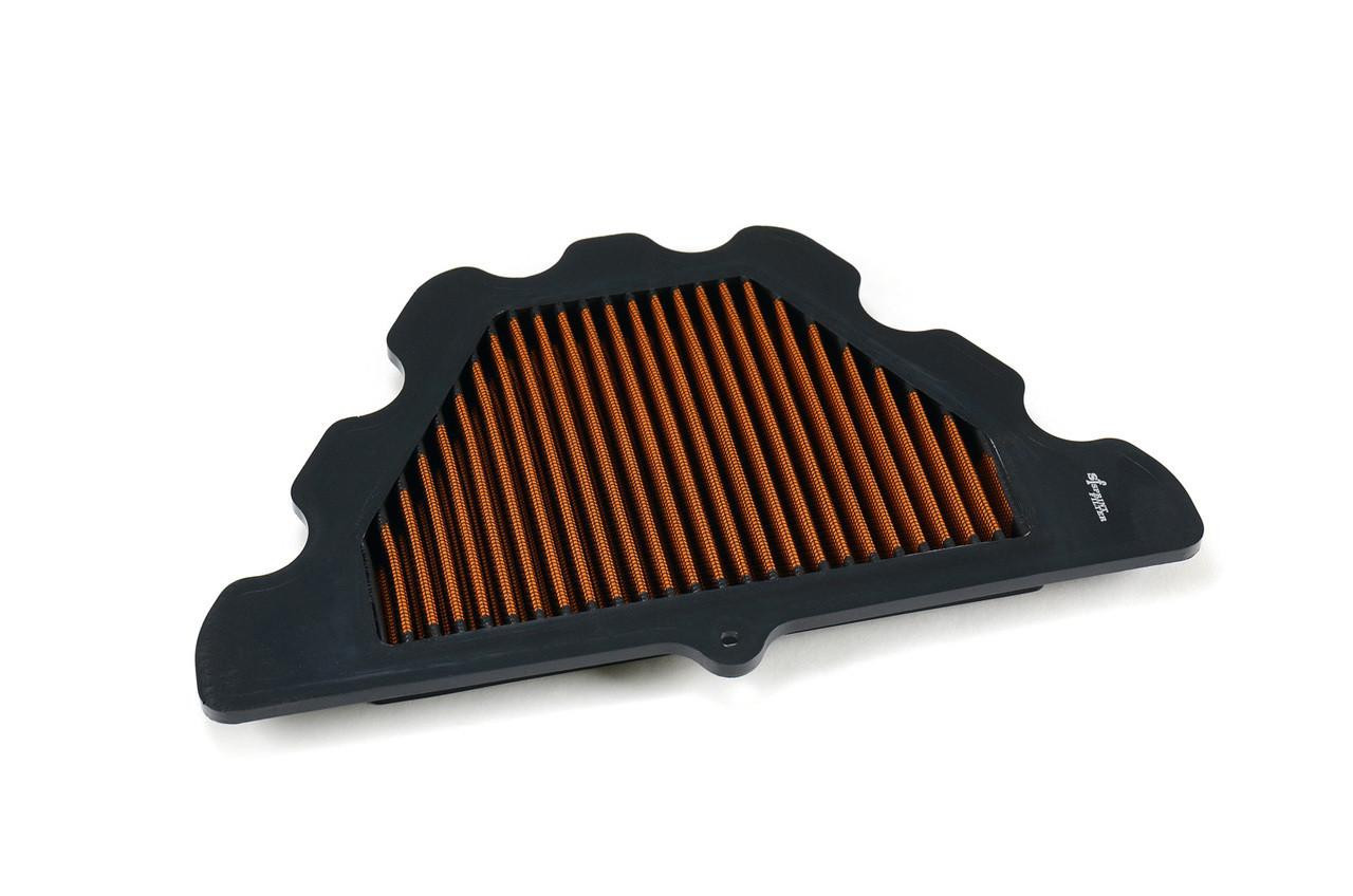 Sprint Filter Sprint Air Filter P08 for Kawasaki Z900RS / Cafe (18-24), motorcycle engine air filter with orange pleated filter material in black rubber frame.