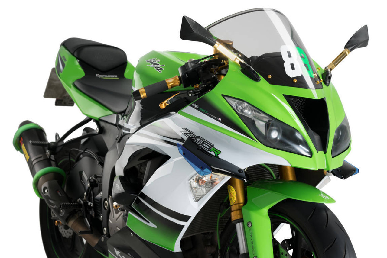 Kawasaki ZX-6R 09-17 Downforce Sport Spoilers