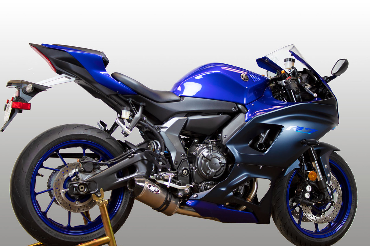 M4 Titanium Canister Full System Yamaha R7 (21-25) - Schnitz Racing