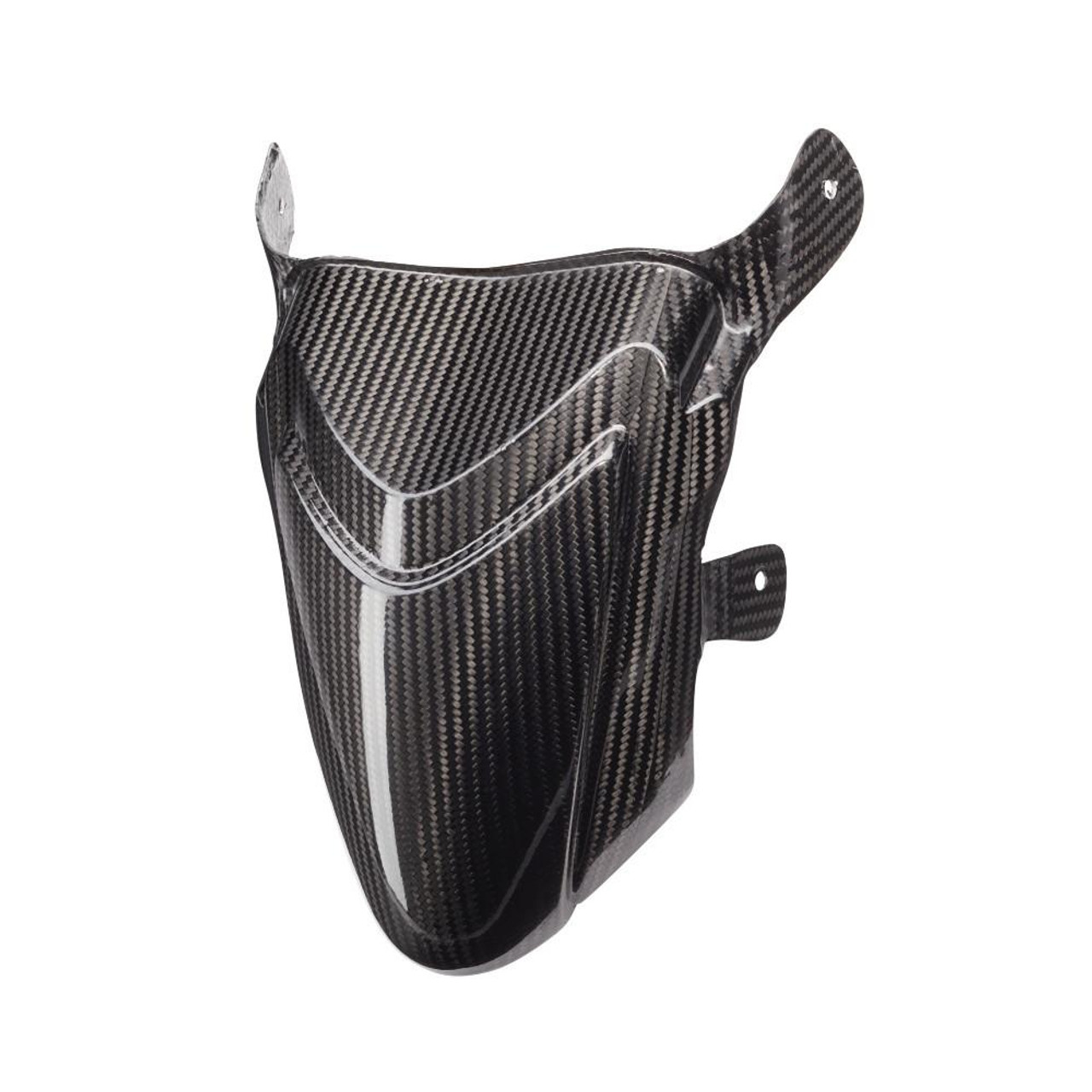 Montgomery Motorsports Carbon Fiber Stock Tail Light Suzuki Hayabusa (08-21), a sleek, durable carbon fiber tail light with a glossy finish designed for the Suzuki Hayabusa motorcycle from 2008 to 2021.