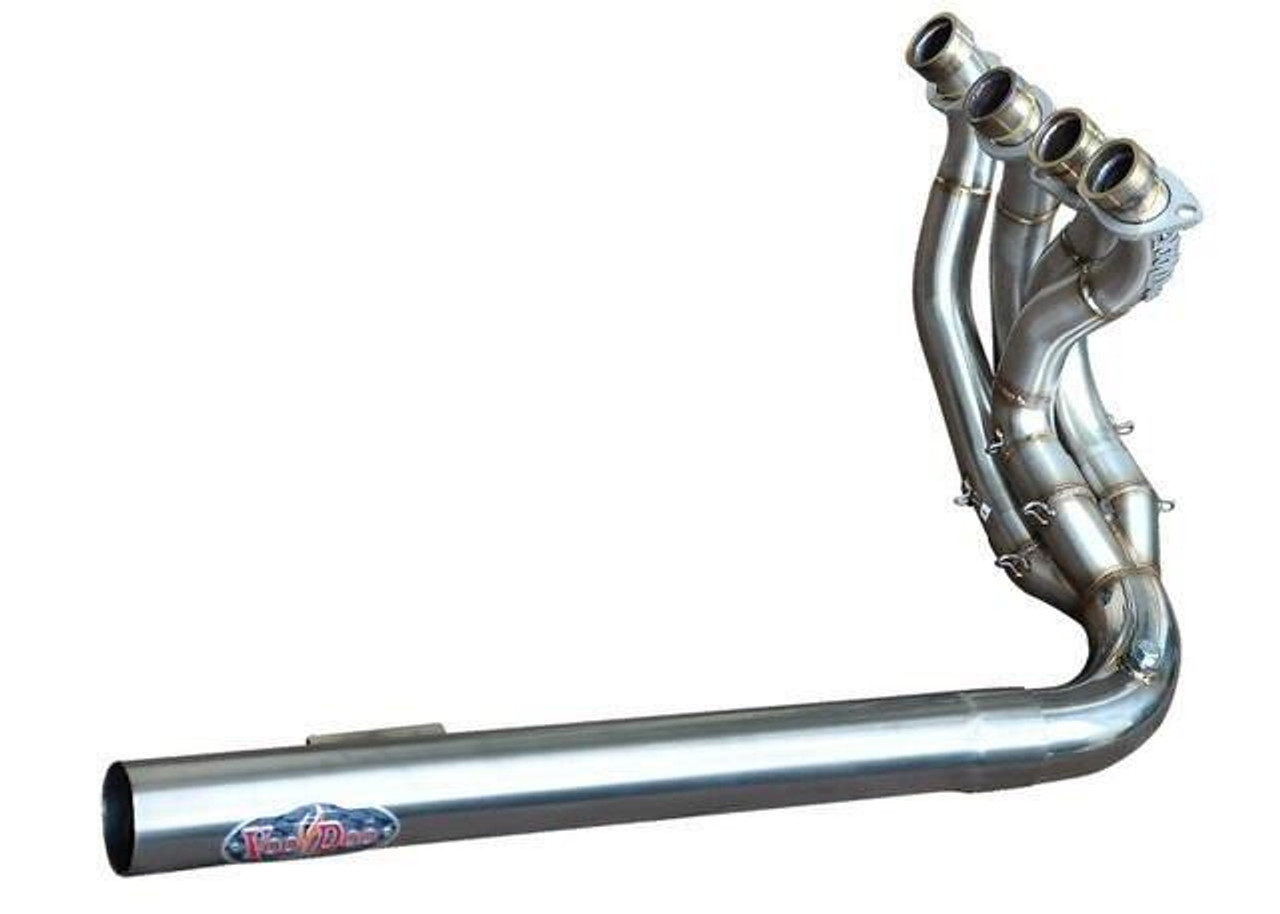 VooDoo Sidewinder Exhaust Suzuki GSX1300R Hayabusa (22-25) Straight Competition, motorcycle exhaust system with multiple outlets made of stainless steel.