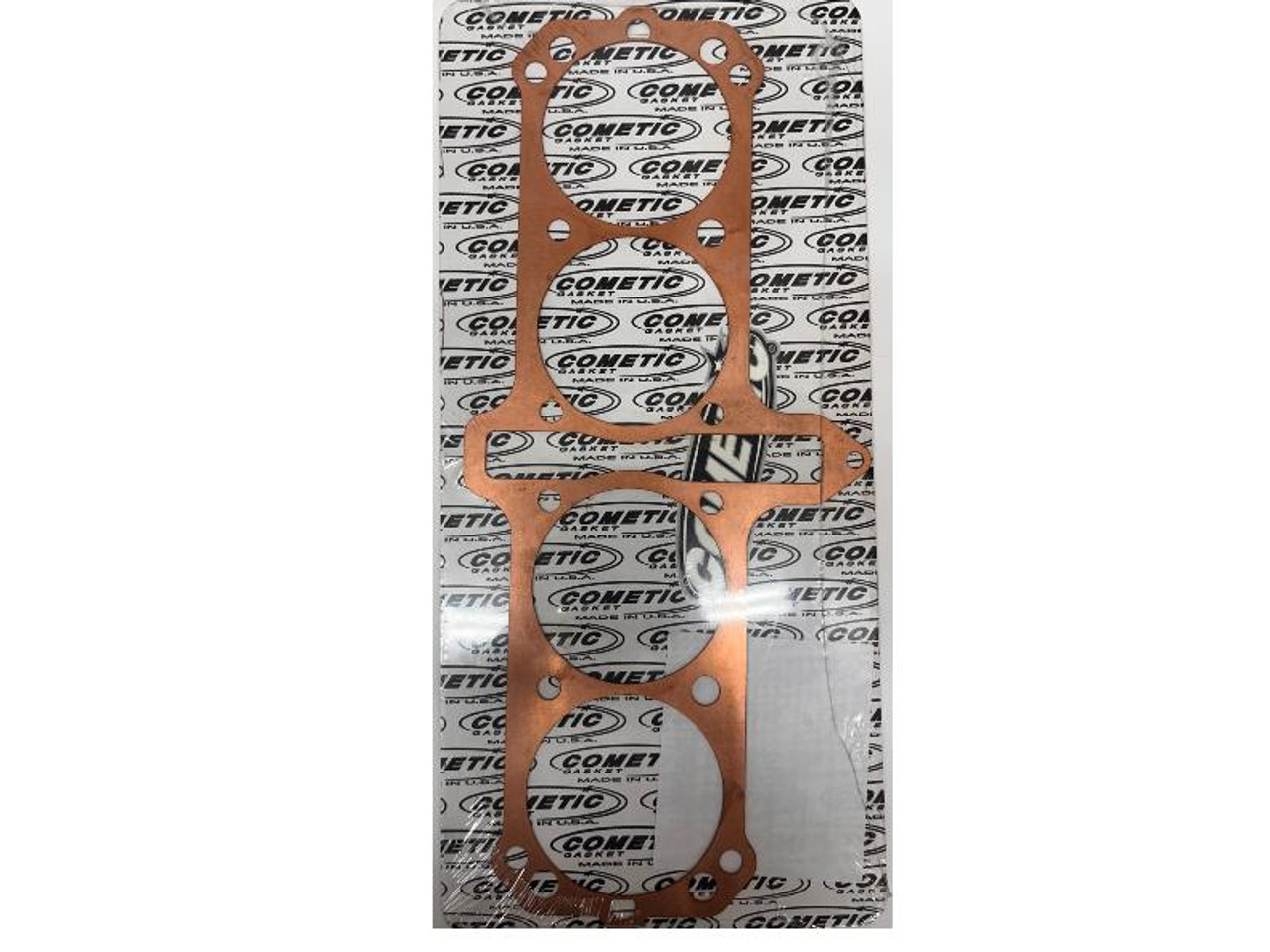Cometic Head Gasket Suzuki GS1100, orange metal gasket for engine sealing.