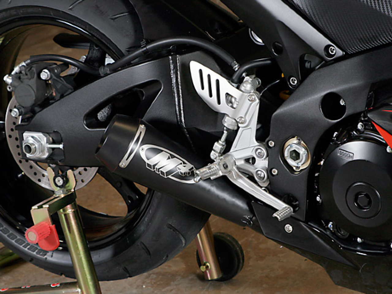 M4 GP Black Slip On Exhaust Suzuki GSXR1000 (07-08)