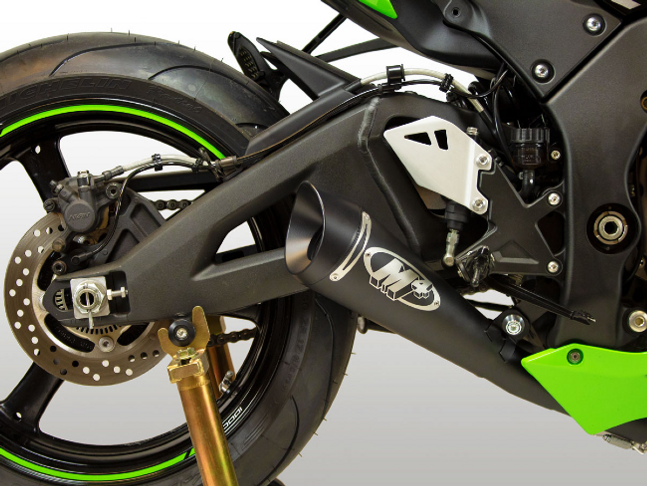 M4 GP Black Exhaust Kawasaki ZX-10R (16-20) - Schnitz Racing