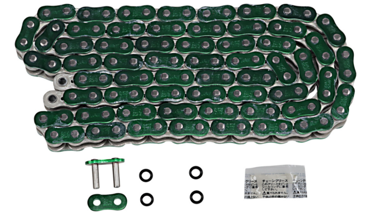 EK Chain 525 ZVX-3 X-Ring - Metallic Green