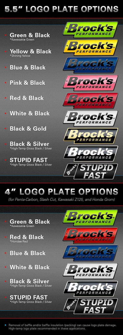 Product Brocks Performance Brocks StreetMeg Full Exhaust 20" Muffler Black Kawasaki Z900RS/Cafe (18-25), a black and metallic exhaust muffler designed for Kawasaki Z900RS and Cafe models.