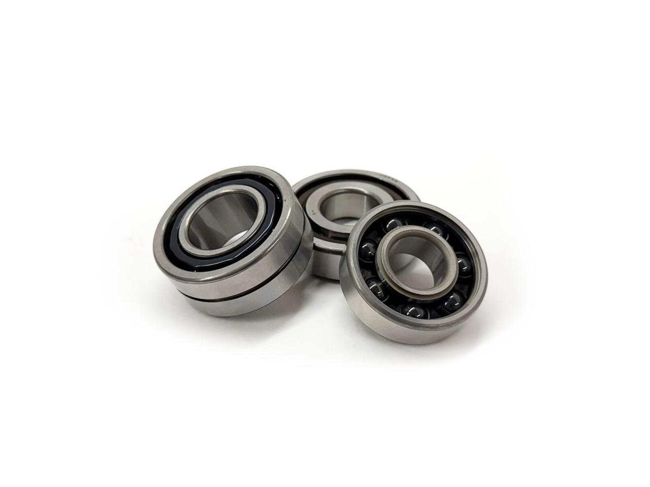 World Wide Bearings Ceramic Transmission Bearings Kawasaki ZX-14R (06-26), close-up image of high-performance ceramic transmission bearings for Kawasaki ZX-14R motorcycle. World Wide Bearings Ceramic Transmission Bearings Kawasaki ZX-14R (06-26), close-up image of high-performance ceramic transmission bearings for Kawasaki ZX-14R motorcycle.