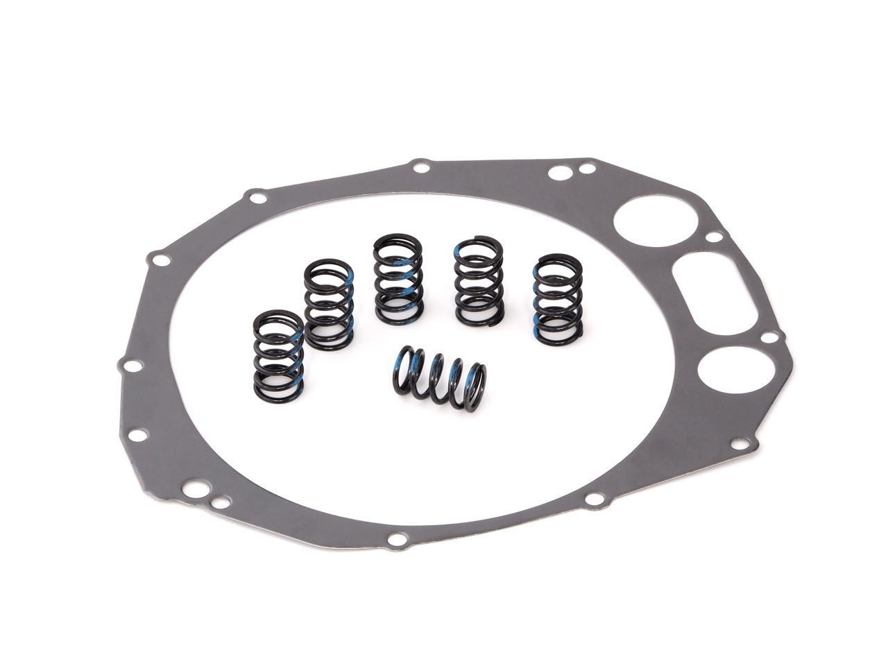 Suzuki OEM Complete Clutch Kit for Suzuki GSXR600 (01-05), clutch springs and gasket on white background.