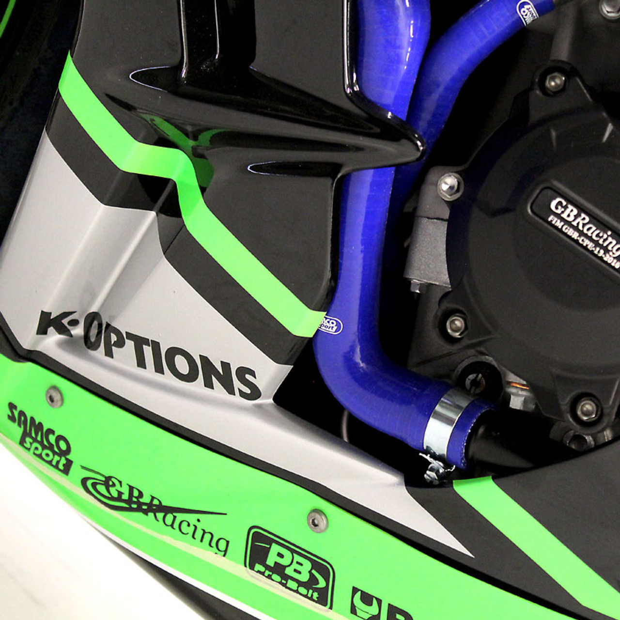 Samco Sport Silicone Radiator Hose Kit Kawasaki ZX-10R (16-20) - Schnitz Racing