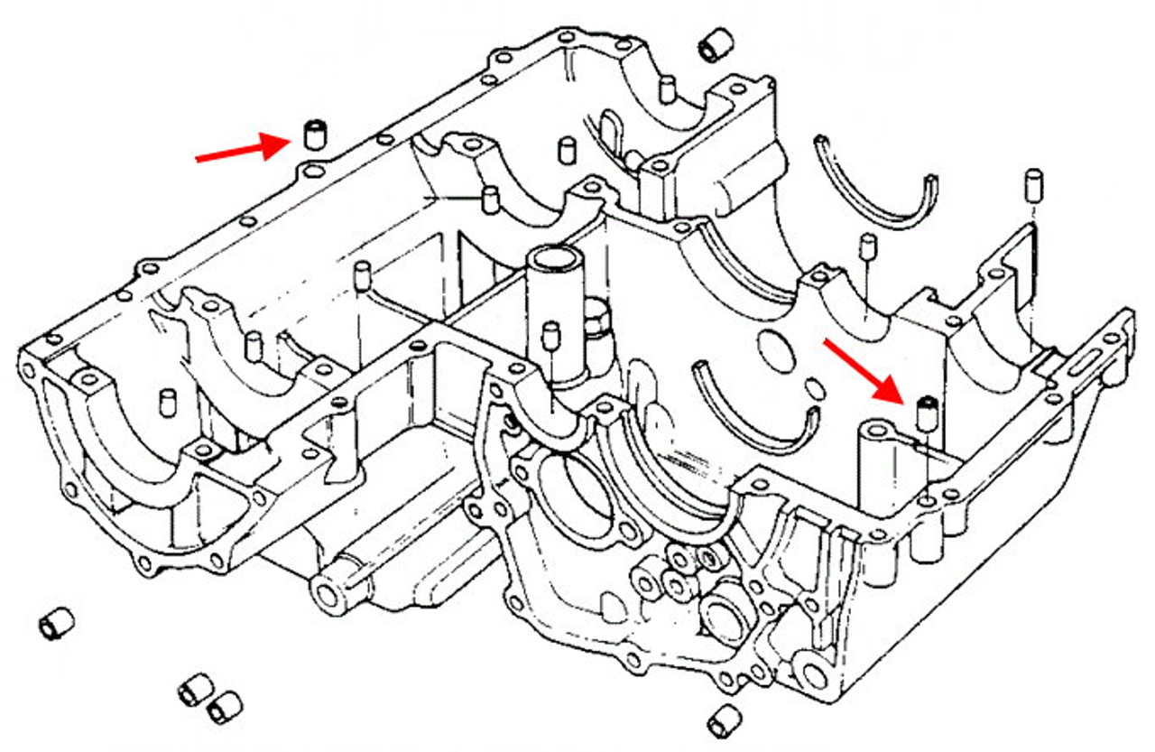 Kawasaki OEM Cylinder Head Dowel KZ900-KZ1000