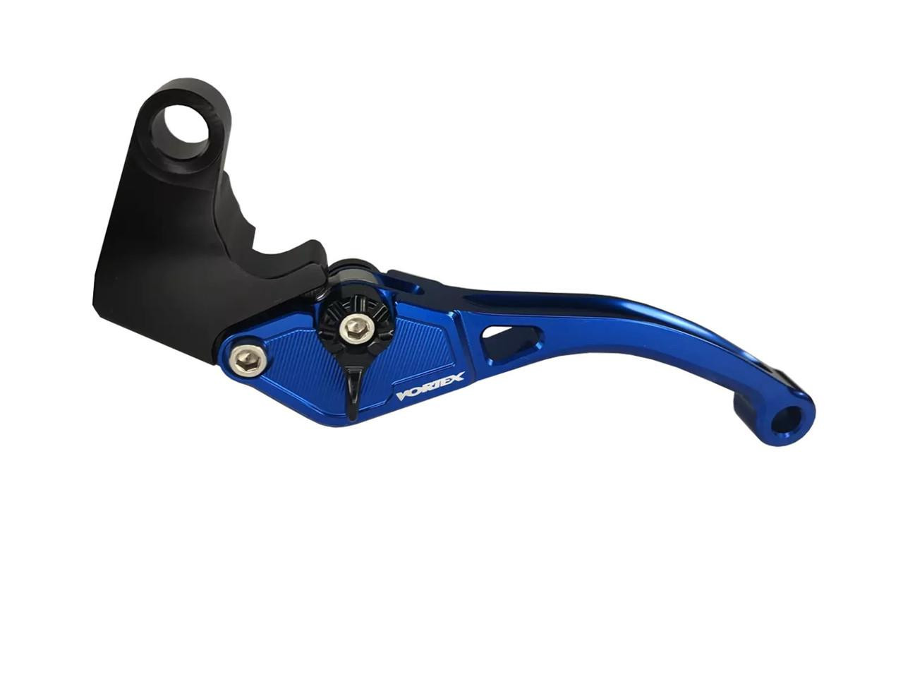 Vortex V3 Race Levers Suzuki GSXR750 (11-24) GSXR600 (11-24), high-performance motorcycle brake lever in blue with lightweight aluminum construction and adjustable settings.