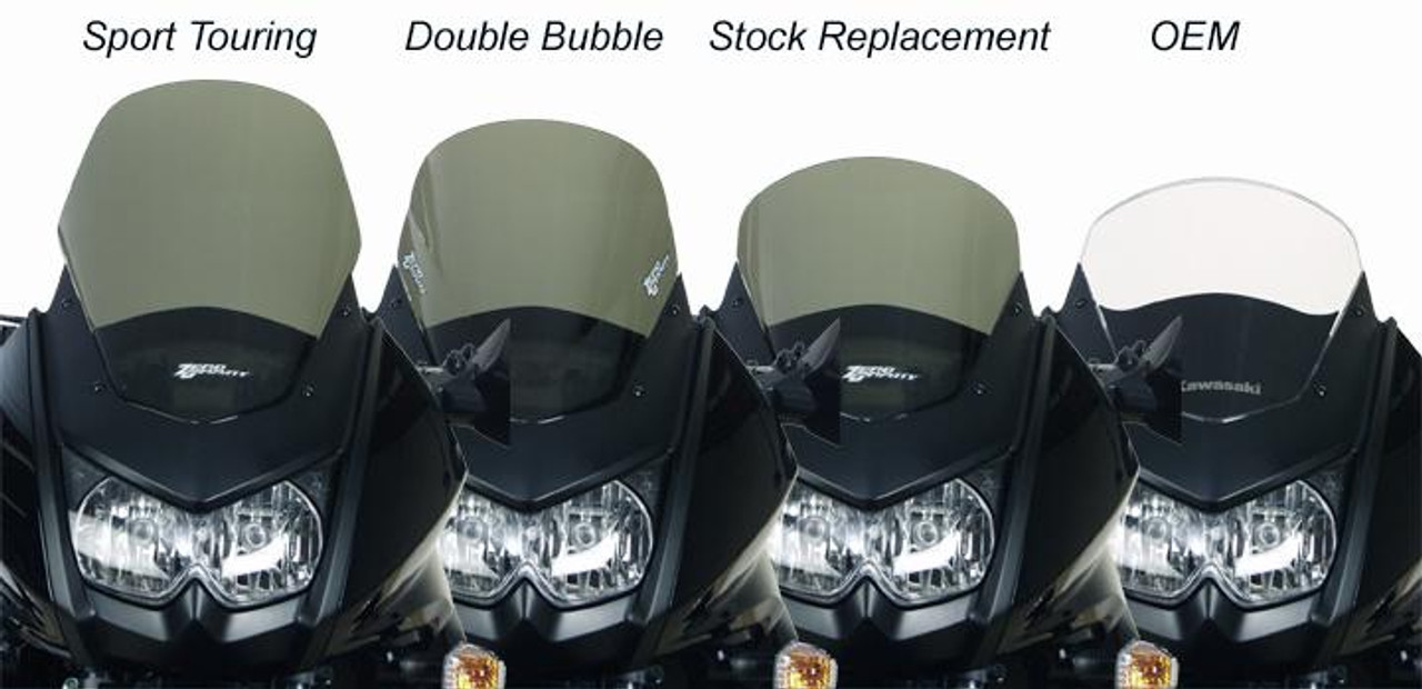 Zero Gravity SR Windscreen Kawasaki KLR650