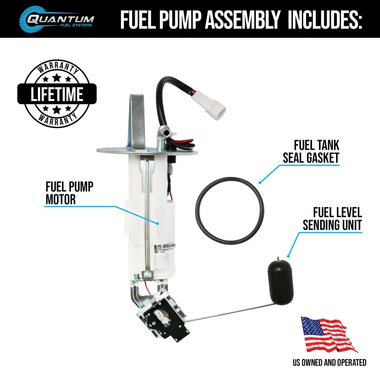 Quantum Direct OEM Replacement Fuel Pump Suzuki GSXR750 (11-26) - Schnitz Racing