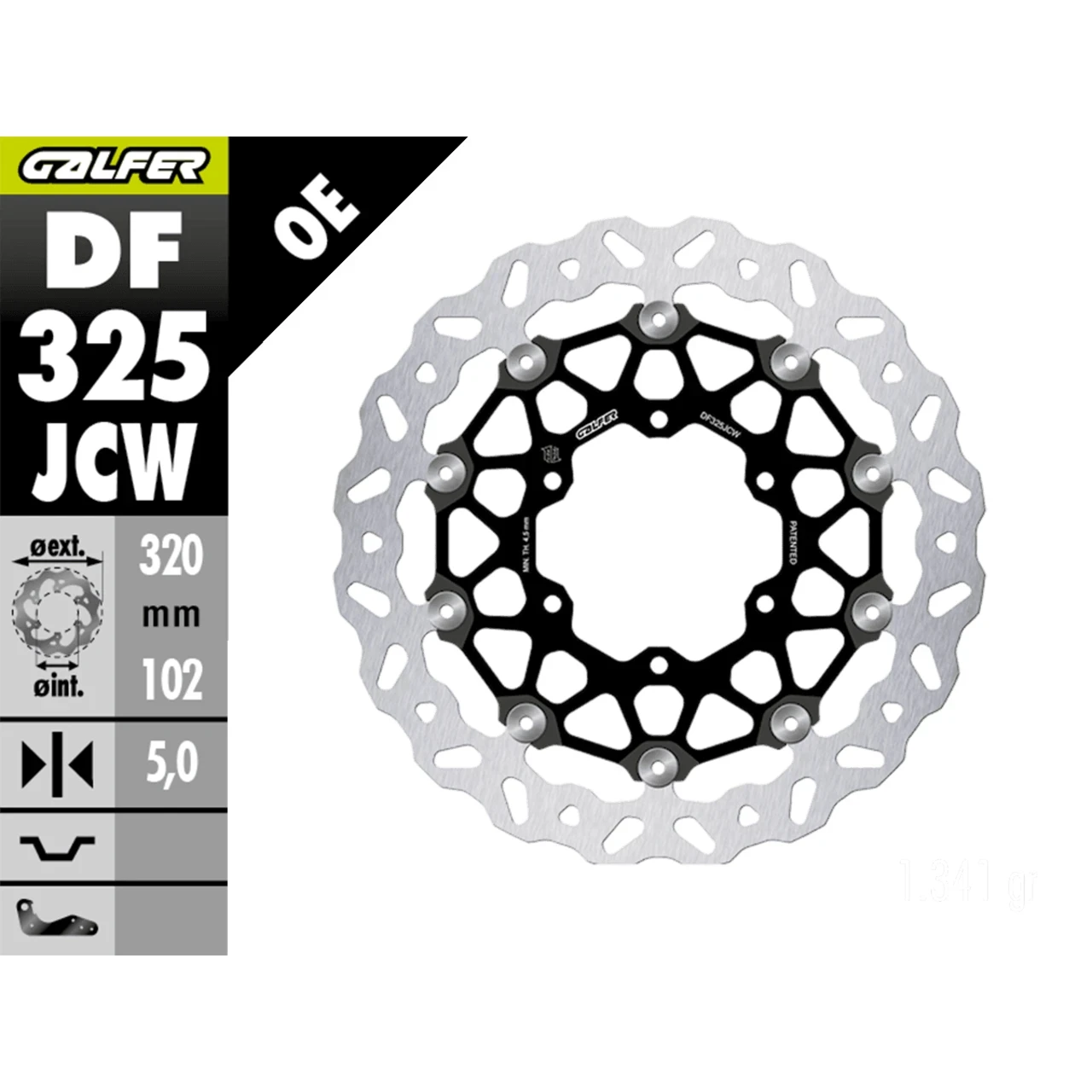 Galfter Billet Floatech Front Rotor Suzuki GSXR1000 (17-25) - Schnitz Racing