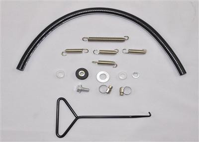VooDoo Motorcycle Components VooDoo Sidewinder Exhaust Suzuki GSXR1000 (07-25), image of installation hardware including pipes, springs, and brackets.