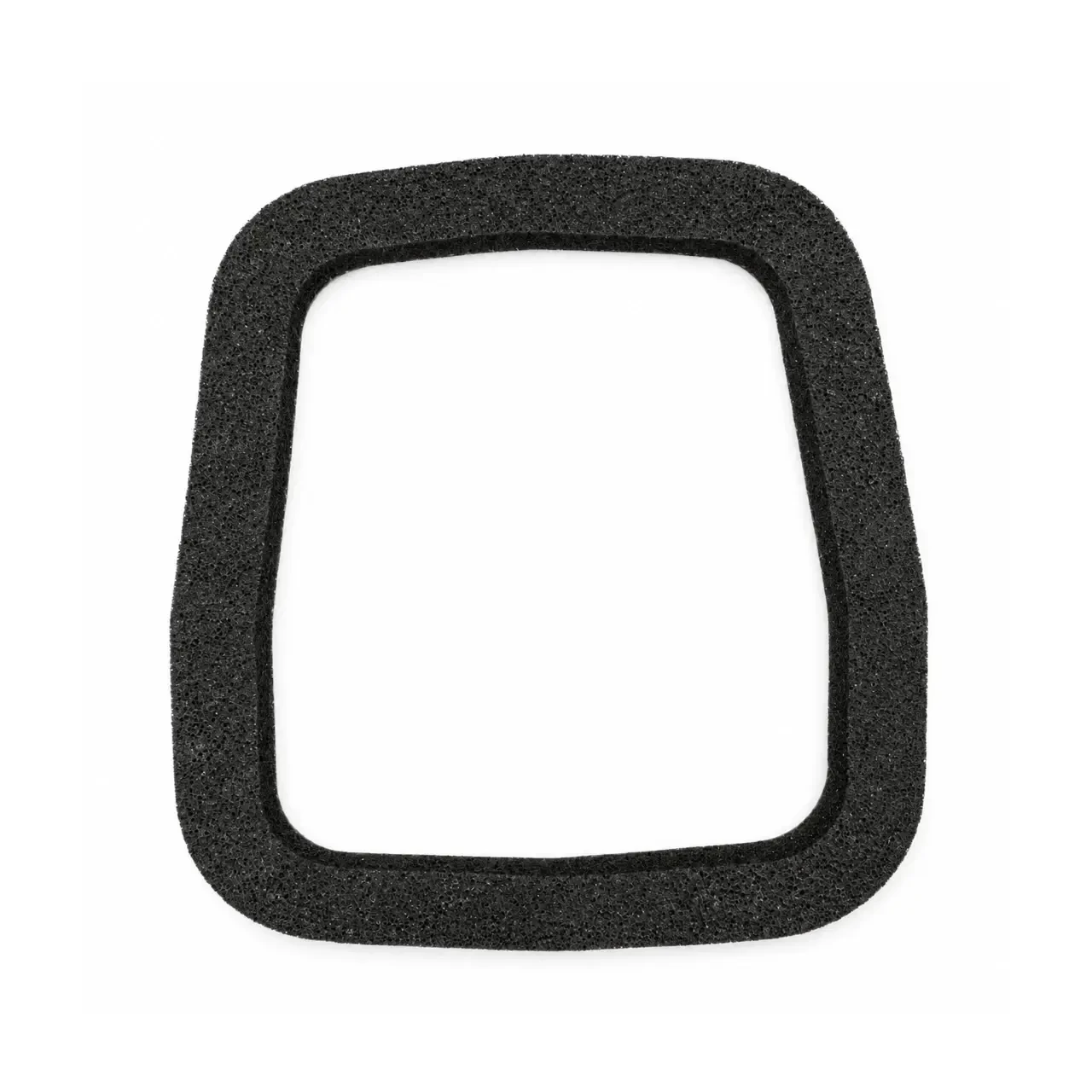 Schnitz Racing Motorcycle Performance Parts Heavy Duty Air Box Seal Kawasaki ZX-10R (11-26), black foam seal with a rounded rectangular shape shown against a white background.