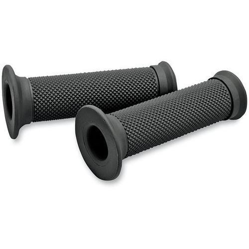Motion Pro Roadcontrol Grips, black rubber motorcycle handlebar grips with textured surface for enhanced grip and control