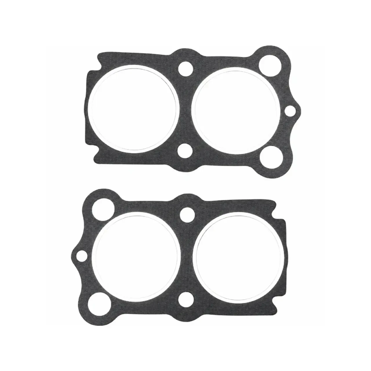 Cometic Motorcycle Performance Parts Cometic Head Gasket Kawasaki KZ1000J-GPz1100, set of two black gaskets with circular openings designed for Kawasaki KZ1000J-GPz1100 motorcycle engine.