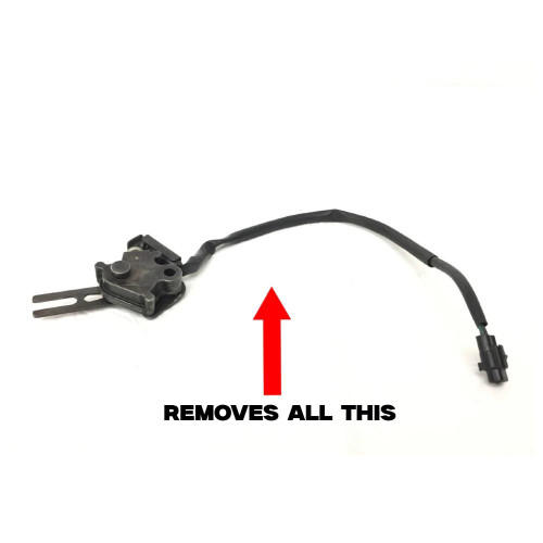 Schnitz Racing Schnitz Kickstand Switch Eliminator for Kawasaki ZX-14R and ZX10R, motorcycle kickstand switch eliminator with wiring harness for bike modification.