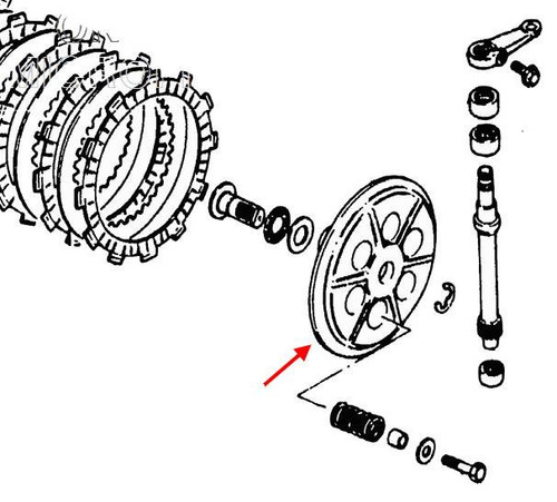 Suzuki OEM Thrust Idler Washer GS1100-GS1150