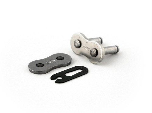 EK Chain 630 Drag Master Connecting Link, metal chain connecting link with additional metal and rubber parts for strength and flexibility. Loading Image