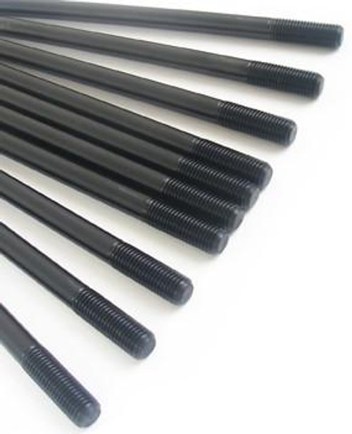 APE Cylinder Studs Suzuki Hayabusa (99-26) Heavy Duty 1/2", image showing multiple black metal cylinder studs lined up in a row.